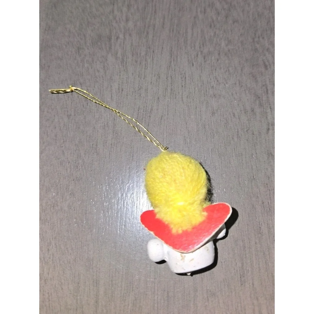 Vintage Wooden Christmas Ornament Lot Santa Mouse Angel Soldier Noel 7pc Set